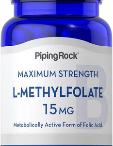 Piping Rock L-metilfolato 15 Mg 90 Cápsulas Suplemento D