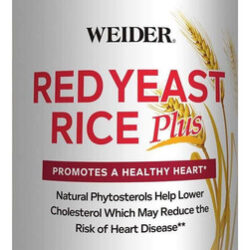 Weider Red Yeast Rice Plus 2-pack Com Fitoesteróis 1200 Mg P