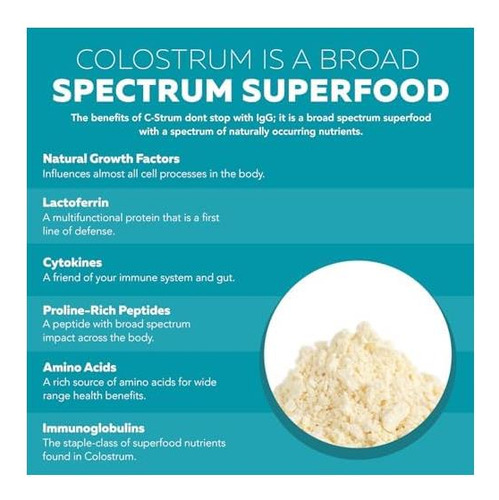 C-strum® - Colostro Orgânico 60% Igg Força Máxima (imunog - Imagem 4