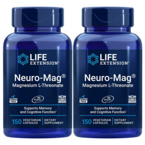 Life Extension Neuro-mag 150 Veg Caps (pacote Com 2) L-treo