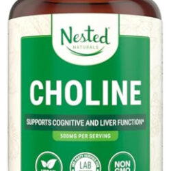 Bitartrato De Colina Nested Naturals 500 Mg - Alto