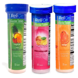 Relion Glucose Tabets: Laranja Tropical E Ponche De Frutas