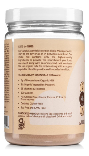 Chocolate Kids Daily Essentials Shake De Proteína Infantil - Imagem 4