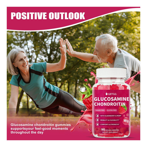 Gummias De Condroitina De Glucosamina Grtgg Com Msm E Extra - Imagem 9