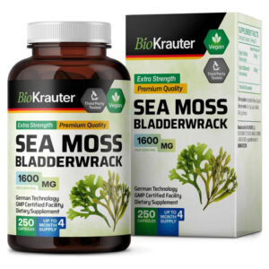 Bio Krauter Cápsulas De Musgo Do Mar Irlandês - Fórmula Vega