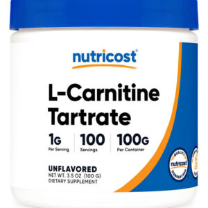 Pó De Tartarato De L-carnitina Nutricost (100 Gramas) - 1 Gr