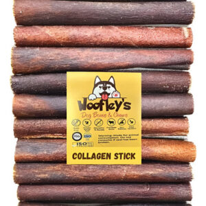 Woofleys 6 Polegadas Collagen Bully Sticks Para Cães - 10 Co