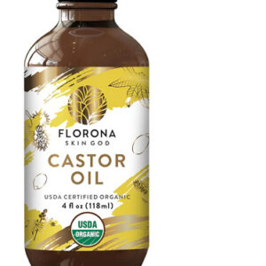Florona Castor Oil 4 Fl Oz Para Cabelos Cílios E Sobrancelh