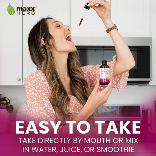 Extrato De Maxx Herb Pau Darco Com Raiz De Dente De Leão E - Imagem 4
