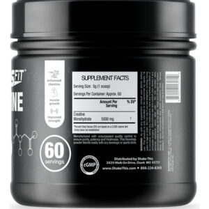 Es Fit Creatina 5000mg - 60 Porções Monohidrato De Creat