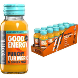 Unrooted Good Energy Shot (pacote Com 12 Cúrcuma Forte) - S