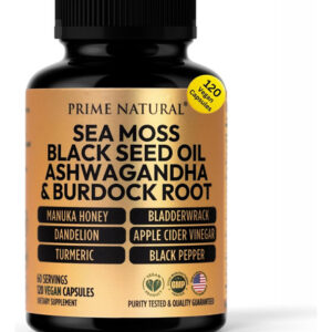 Musgo Natural 3000mg E Óleo De Semente Negra