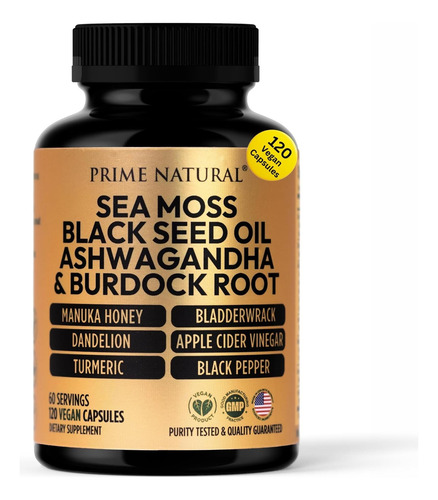 Musgo Natural 3000mg E Óleo De Semente Negra