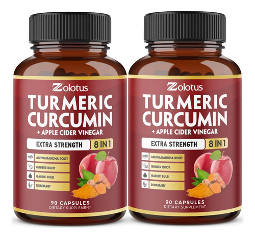 2packs 90 Cápsulas De Cápsulas Cápsulas De Vinagre De Concor