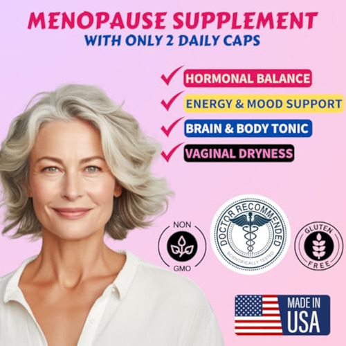 Adorável Suplemento De Menopausa Para Mulheres - Hormônio - Imagem 5