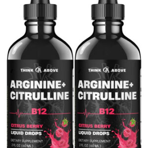 Pense Acima De L-arginina + L-citrulina + Gotas Líquidas B12