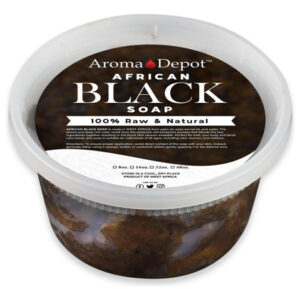 Pasta De Sabão Preto Africano De 12 Onças De Sabão Cru 100%