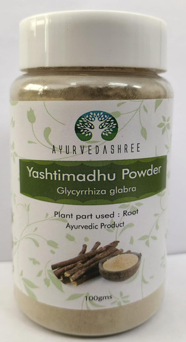 Ayurvedashree Yashtimadhu Pó 100 Gm Natural Mulethi Em Pó - Imagem 6