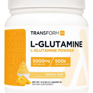 Transformhq L-glutamina Em Pó 500g (chicote Tropical)-sem