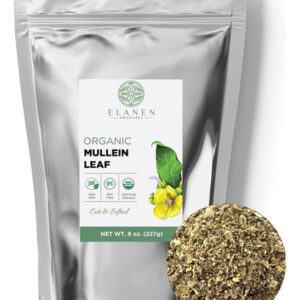 Elanen Naturals Folha De Verbasco Orgânico 8 Onças. (227g)