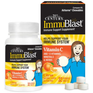 Comprimidos Mastigáveis ??immublast Do Século 21 Contagem D