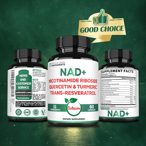 Suplemento Nad + Com Ribosídeo De Nicotinamida 900 Mg Nr Re - Imagem 7