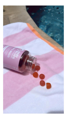 Baby Blues Womens Multivitamin Gummies Energia Diária Humor - Imagem 6