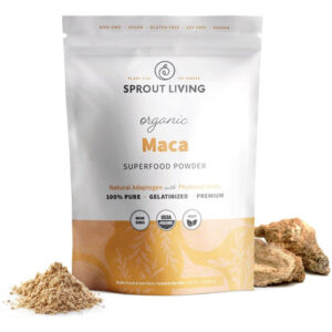 Pó De Raiz De Maca Gelatinizada Orgânica Sprout Living Supe