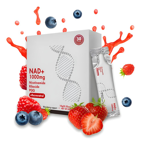 Nad+ Suplemento Líquido Resveratrol De Alta Potência De Com