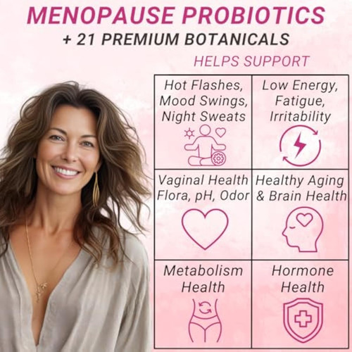 Adorável Suplemento De Menopausa Para Mulheres - Hormônio - Imagem 4