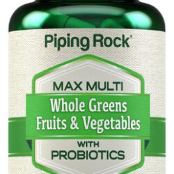 Suplemento De Frutas E Vegetais Piping Rock 120 Cápsulas