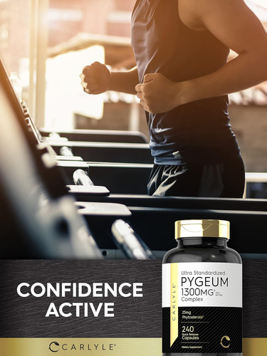 Carlyle Pygeum Padronizado 1300mg 240 Cápsulas Não Ogm - Imagem 5