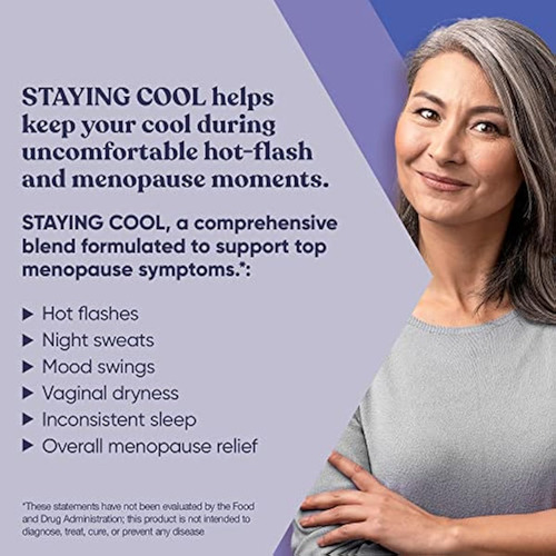 Suplementos Para Menopausa Staying Cool Para Mulheres - Imagem 2