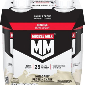 Shake De Proteína Genuína Do Leite Muscular Creme De Baunil