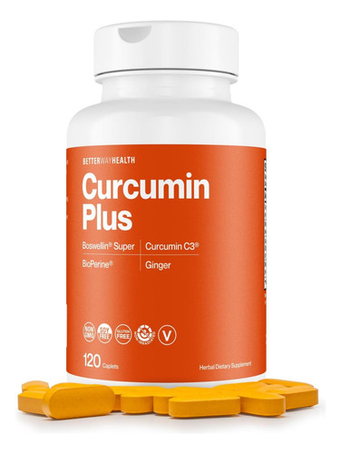 Better Way Health Curcumin Plus - Complexo Curcumina C3® + B
