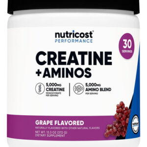 Creatina Nutricat + Aminos: Sabor Uva 30 Porções