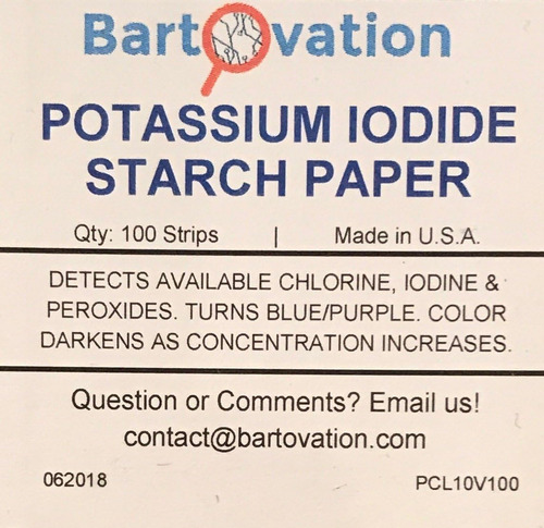 Papel De Teste De Oxidante De Amido De Iodeto De Potássio [f - Imagem 2