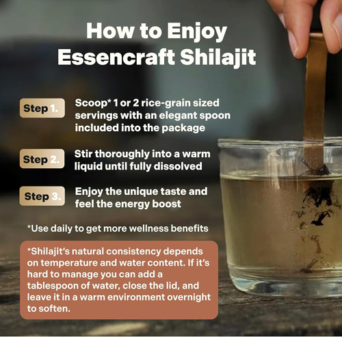Suplemento De Resina De Shilajit Orgânica Pura Dos Himala... - Imagem 7