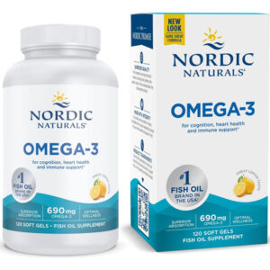 Nordic Naturals Ômega-3 Sabor Limão - 120 Cápsulas Softgel