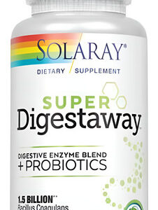 Solaray Super Digestaway + Probióticos Vcapsules 60 Contag