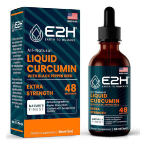 Curcumina De Cúrcuma Líquida E2h Para Melhor Absorção - Supo