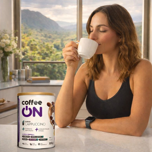 4 Lata Coffee On Chocolate Belga 1200g Solúvel Super Intenso - Imagem 7