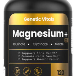 Genetic Vitals Magnésio + 300 - Magnésio Quelatado Com Glici