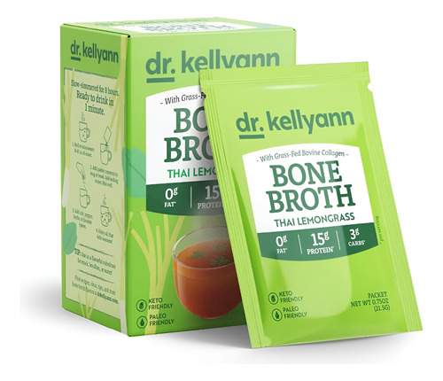 Dr. Kellyann Thai Lemongrass Bone Broth Collagen Powder (por