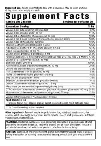 Fórmulas De Resposta Innate Multivitamínico Feminino Vita - Imagem 2