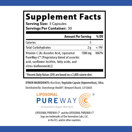 Dynamic Liposomal Vitamin C 1500mg - 90 Cápsulas - Advanc... - Imagem 4