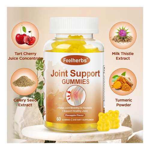Feelherbs Natural Joint Apoio Gummies For Women & Men E De E - Imagem 3