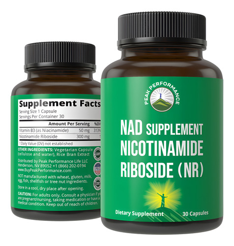 Suplemento Peak Performance Nicotinamide Riboside Nr