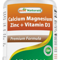 Best Naturals Cálcio Magnésio Zinco Com Vitamina D3 25 G