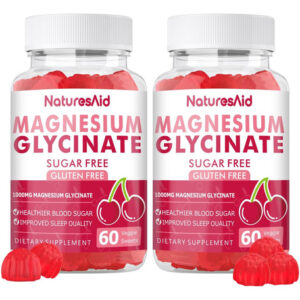 Gominhas De Glicinato De Magnésio 1000 Mg Suplemento